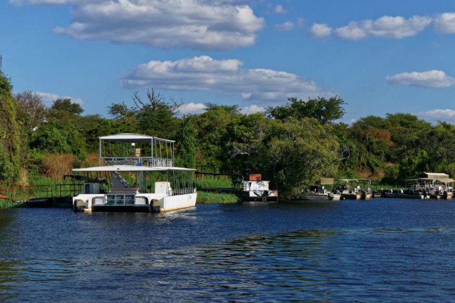 river cruise at Botswana