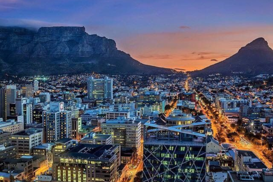 Cape Town at night