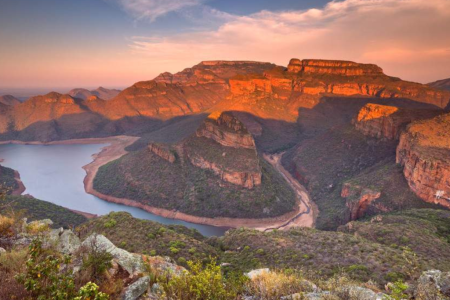 Beautiful view of the Panorama Route & Blyde River