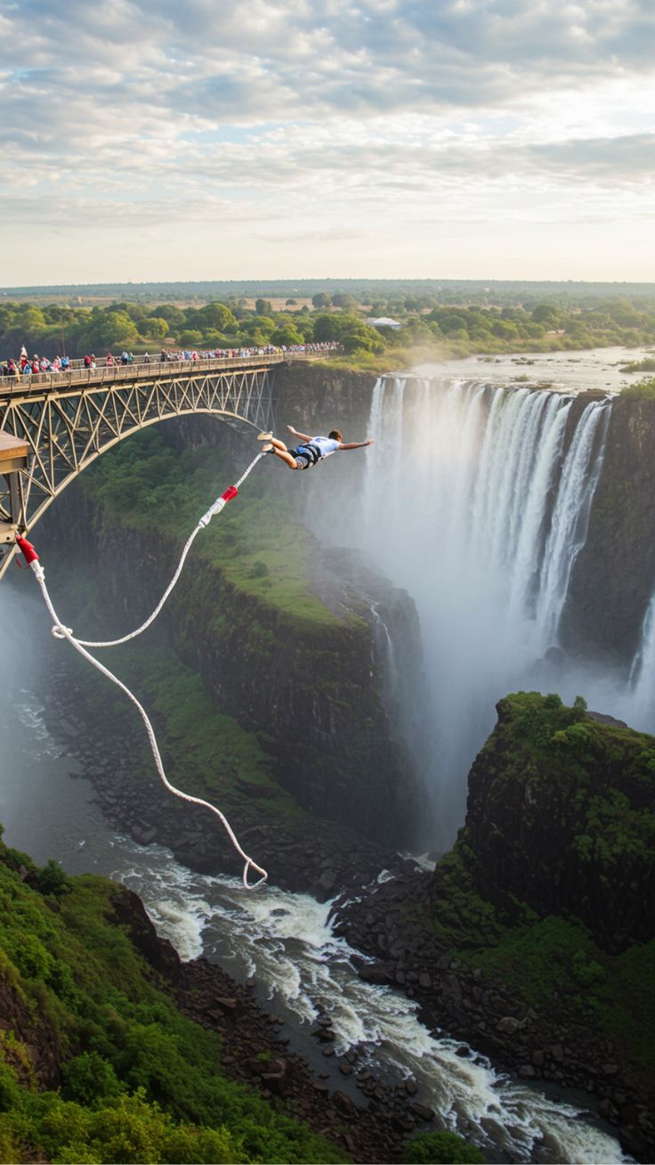 Day 1 - Victoria falls bridge Tandem swing adventure