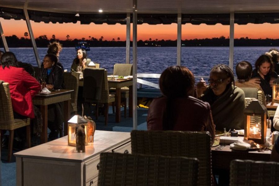 Zambezi sunset dinner cruise