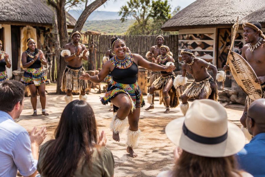 Lesedi Cultural Village and Lion Park tour