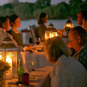 Dinner on the Zambezi Cruise