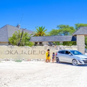 Okaukuejo Resort entrance